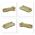 thumbnail image 3 of O-Ring Drive Chain Fits for Universal Motorcycle ATV 520 Pitch 114 Links Gold, 3 of 5