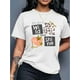 thumbnail image 1 of Camiseta de mujer verano Patrón de Corazón cuello redondoWomen's Casual Crew Neck T-Shirt with Sparkling Stars and Heart Print, 100% Polyester Knit Fabric, Medium Stretch, Fashionable Short Sleeve T, 1 of 7