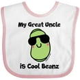 thumbnail image 3 of Inktastic Cool Beans Great Uncle Boys or Girls Baby Bib, 3 of 4