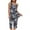 Dark Gray, variant on BiZtdJrK Womens 2 Piece Outfits Casual Sleeveless Tank Tops and Cropped Pants Lounge Set Trendy Print Pleated Crewneck Shirts Capris Sleepwear Suits Ofertas Flash Del Dia Mint Green M