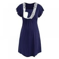 thumbnail image 2 of Chemise de Nuit 3 en 1 Accouchement/travail/allaitement Douce Robe de Maternité pour Hôpital, 2 of 10