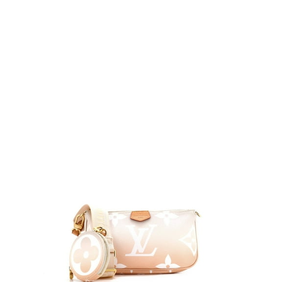 Pre-Owned Multi Pochette Accessoires By The Pool Monogram Giant By Rebag