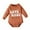 Brown, variant on Elainilye Fashion Baby Girls Boys Cute Bodysuit Spring Long Sleeve Button Sweat Shirt Jumpsuits For 0-12 Months Old Newborn,Brown