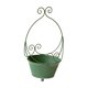 thumbnail image 2 of Soporte de plantas de plantador de pared de metal rústico vintage, hierro, decorativo, soporte para plantador para la oficina domiciliaria decoración Verde, 2 of 8