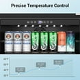 thumbnail image 6 of Joreek 24 Inch Beverage Refrigerator & Cooler Under Counter with Safty Lock Outdoor Patio Fridge for Drinks, Soda, Beer, Wine, 37～65°F Adjustable Temperature & Memory, 6 of 8