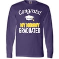 thumbnail image 3 of Inktastic Congrats My Mommy Graduated with cap Long Sleeve T-Shirt, 3 of 5
