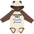 thumbnail image 3 of Inktastic you're going to be a daddy blue Boys or Girls Long Sleeve Baby Bodysuit, 3 of 5