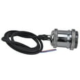 thumbnail image 3 of Lamp Holder, Aluminum Pendant Lamp Holder Braid Rope EU Plug 100-240V With Cord For Corridor Pearl Black, 3 of 8