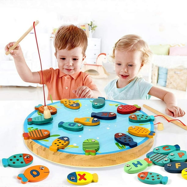 Activity-board Jeu de pêche magnétique 2 ans jouet enfant 2 en 1
