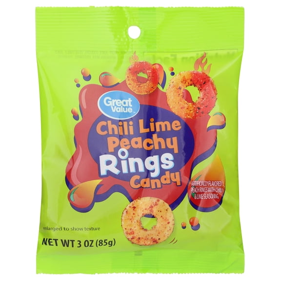 Great Value Chili Lime Peachy Ring, 6 oz