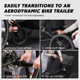 thumbnail image 3 of Baby Jogger city prix jogger x bike trailer, Ambition Black, 3 of 8