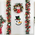 thumbnail image 5 of CxhicLuv Christmas Snowman Magnetic Refrigerator Sticker, DIY Holiday Decorations for Garage Door & Wall, Reflective Christmas Decor with Magnetic Snowman Face for Indoor & Outdoor Holiday Decor, 5 of 9