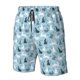 thumbnail image 4 of Fotbe Black White Gray Rabbit Trajes de Baño Estampados para Hombre, Shorts de Verano de Secado Rápido, Ropa de Playa, Bañadores-X-Large, 4 of 6