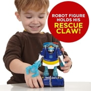 Transformers Playskool Heroes Rescue Bots Energize Chase The Police-Bot Action Figure, Ages 3-7