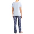 thumbnail image 2 of JV Apparel Women's and Women's Plus Short, Pant, and Sleep Top (3-Piece Set), 2 of 3