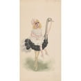 thumbnail image 3 of Will R. Barnes 9x14 Black Modern Framed Museum Art Print Titled - Girls on Ostriches (1921 - 1922), 3 of 5
