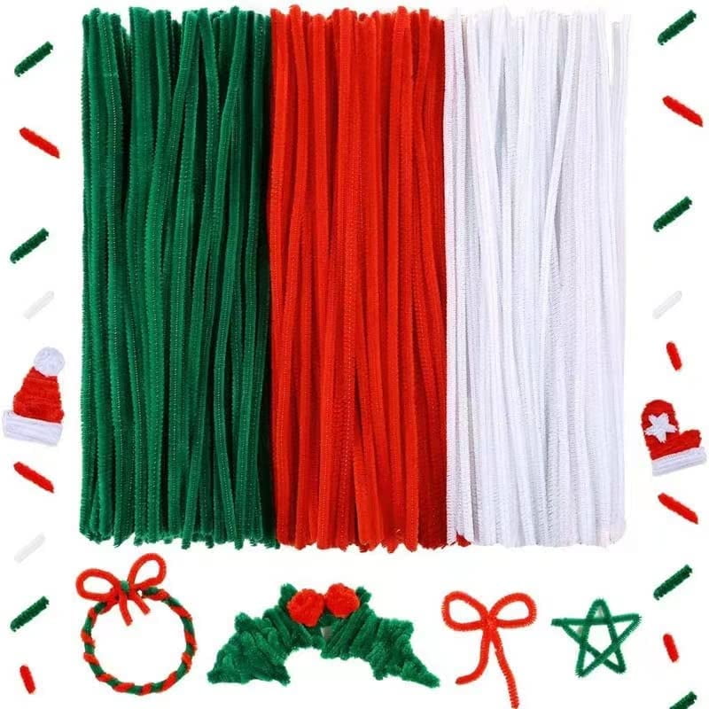 White 100 Pipe Cleaners For Craft 12 Inches at Rs 99.00, Craft Materials