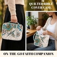 thumbnail image 4 of ZUXONGSY Boho Mandala Hummingbird Print Bible Case for Women Large Bible Holder Portable Handbag with Handle Scripture Bag for Book Lover, 4 of 7