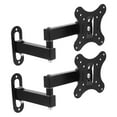 thumbnail image 4 of ITSELFER 2pcs TV Wall Mount Bracket Retractable TV Wall Holder Computer Monitor Rotation Holder, 4 of 6