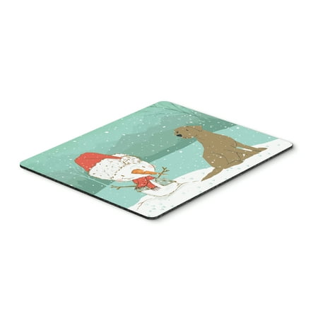 Hot Chocolate Christmas Balls Carolines Treasures CK2048MP Chocolate Labrador Snowman Christmas Mouse Pad, Hot Pad or Trivet ()