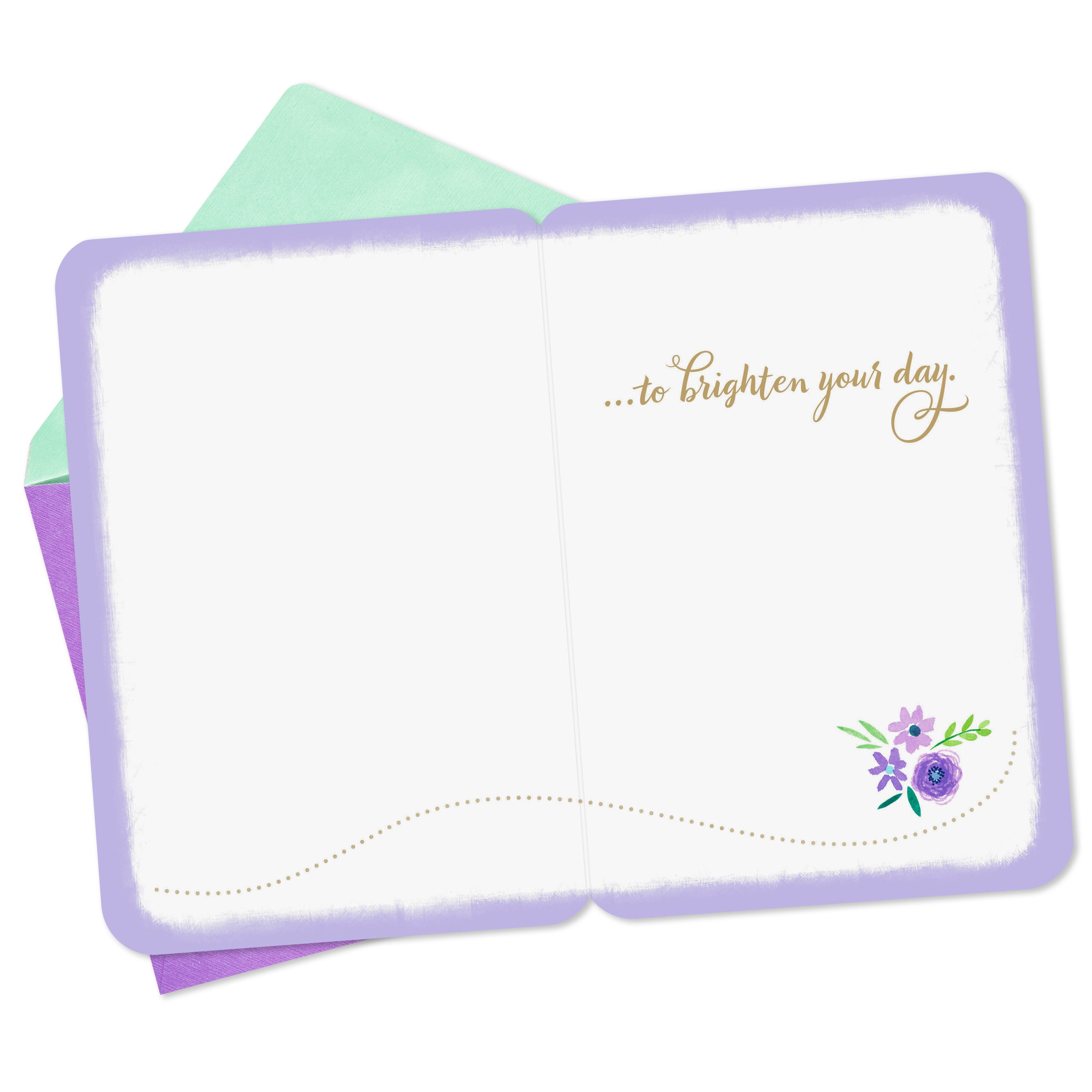 Hallmark Just Because Thinking of You Card (Floral Butterfly)