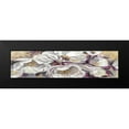 thumbnail image 2 of Jing, Jin 18x8 Black Modern Framed Museum Art Print Titled - Floral Tapestry, 2 of 5