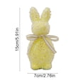 thumbnail image 3 of Decoraciones de Pascua, adornos de Pascua, regalos de Pascua, decoraciones de conejo de Pascua con lentejuelas y decoraciones de exterior con temática de conejo de Pascua para decoración de jardín y f, 3 of 6