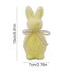 thumbnail image 3 of Decoraciones de Pascua, adornos de Pascua, regalos de Pascua, decoraciones de conejo de Pascua con lentejuelas y decoraciones de exterior con temática de conejo de Pascua para decoración de jardín y f, 3 of 6