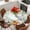 Sage Green Blue, variant on Thanksgiving Round Tablecloth, Fitted Table Cover with Elastic for 55"-60" Round Tables, Fall Sage Green White Pumpkin Maple Leaf Table Cloth Outdoor Indoor Dinning Party Waterproof Tablecloths