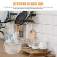 thumbnail image 4 of Pumpkin Shape Glass Candy Jar Glass Party Snacks Sweet Storage Jar Coffee Bean Holder Container, 4 of 4