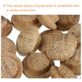 thumbnail image 3 of Unique Bargains 200 Packs 0.39 x 0.59 Inch Wood Hole Plugs, Wood Pocket Button Plug for Chair Woodworking, 3 of 6
