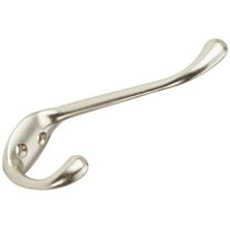 National Hardware Heavy-Duty Satin Nickel Garment Hook N331-082