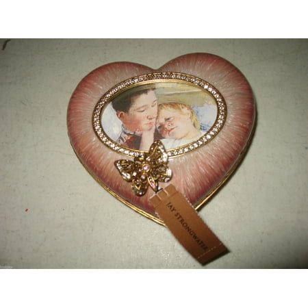 Jay Strongwater Great Gifts Heart Swarovski Crystals Photo Box