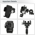 thumbnail image 6 of Unique BargainsMotorcycle Phone Mount Holder Motorbike Cell Phone Mount Holder for Handlebar Mount Fits 4.7"-7.2" / 119.38-182.88mm Smartphones Black, 6 of 7