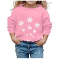 thumbnail image 1 of MIASHUI Chandail à Capuchon et Chandails en Molleton pour Filles - Automne Hiver Imprimé de Noël Col Rond Manches Longues Chandail en Molleton Décontracté pour Filles, 1 of 4
