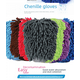thumbnail image 4 of Guantes de lavado de autos grandes de doble cara de chenilla gruesa de coral guantes de lavado de autos suministros de limpieza para lavado de autos, 4 of 5