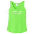 thumbnail image 3 of Classy Until Tee Time Tank Top for Women Funny Summer Golf Shirt for Adults Neon Green Tank Top X-Large, 3 of 4