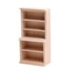 thumbnail image 2 of Estante de madera para libros de simulación Micro paisaje cocina sala de estar dormitorio vida escena muebles 1:12 accesorio de decoración, 2 of 9