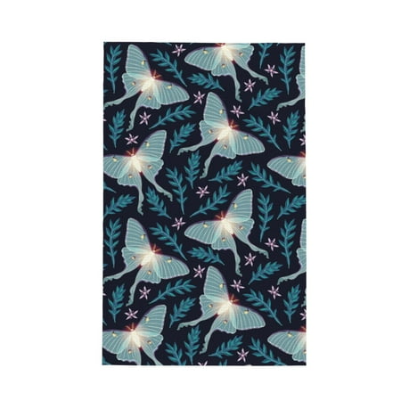 

Absorbent Kitchen Towels Glowing Butterfly Quick Drying Dish Towels for Kitchen Drying Soft Hand Towels with Lanyard for Kitchen Decor