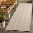 thumbnail image 2 of SAFAVIEH Sisal Performance Tendrils Solid Indoor/Outdoor Runner Rug, Beige, 2'2" x 8', 2 of 16