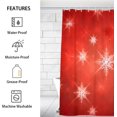 thumbnail image 2 of Winter Christmas Modern Design Shower Curtain for Bathroom Shower Curtain Set with 12 Hooks Waterproof Fabric Bath Curtain for Bathtub Restroom Decor, 72 X 72 in, 2 of 6