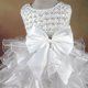 thumbnail image 3 of 0 6 12 18 24 meses Vestido para recién nacidos Perlas Malla Moda Fiesta Princesa Vestido para bebé Regalo de cumpleaños de Navidad Ropa nueva para niños, 3 of 5