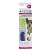 Kitty Caps Nail Caps for Cats Stylish Large 13 lbs+ Green Ultra Violet