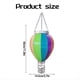 thumbnail image 4 of Linternas para Exteriores, Globo AerostáTico, Linterna Solar con Portavelas para DecoracióN de JardíN, Luces Solares Colgantes, ArcoíRis para Exteriores, 4 of 5