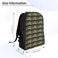thumbnail image 4 of Disketp Largemouth Bass Fish Mochila Unisex de Apertura Lateral Completa, Mochila para Laptop para Escuela, Trabajo y Viajes, 4 of 8