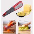 thumbnail image 3 of EeaseMX Rallador de acero inoxidable de mano para ajo y queso, de doble cara, multifunción, colgante, para frutas y verduras (color aleatorio), 3 of 7