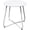 White, variant on ACCVER Outdoor Side Table, 18-inch Small Round Side Snack Table with Adjustable Feet, Anti-Rust Metal End Accent Table for Patio Porch Balcony, White