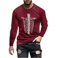 thumbnail image 2 of Awdenio Tshirts Shirts for Men Casual Funny Skeleton Rib Cage Graphic Mens T Shirt, 2 of 5