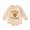 C-6335Beige, variant on TEDOYE Toddler Boys Girls Long Sleeve Turkey Embroidery Printing Pullover Romper Sweatshirt Bodysuits One-Pieces Onesie Fashionable Wear, 12-18 Months