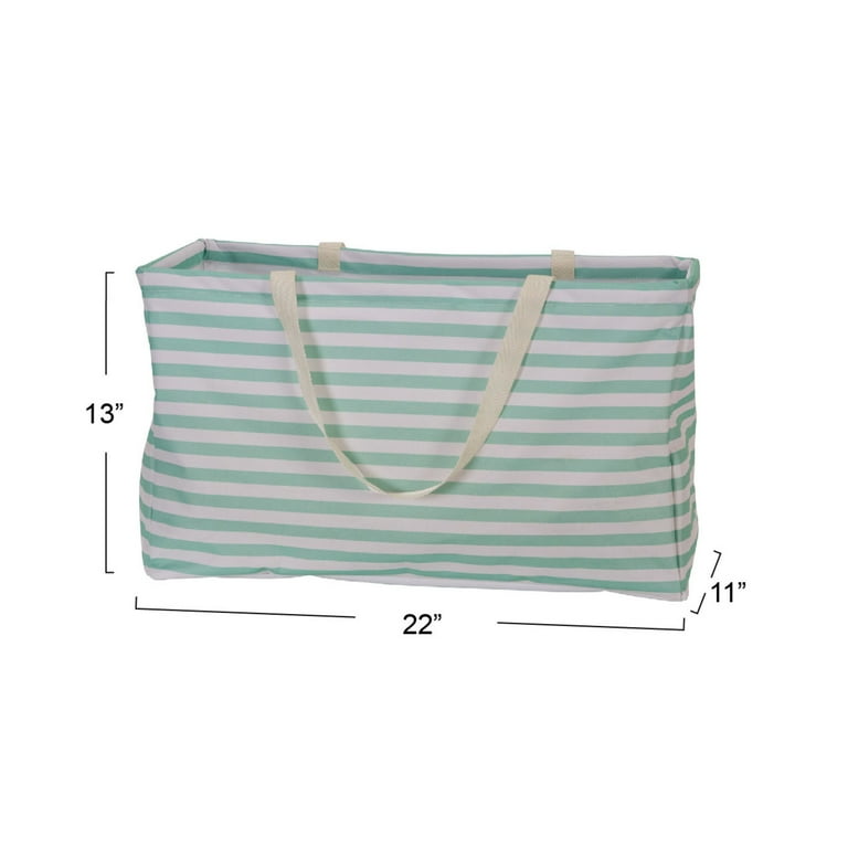 Household Essentials Teal Striped Krush Container All Household Essentials Teal Striped Krush Container All